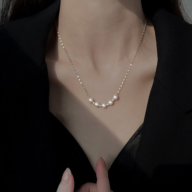 925 Pure Silver Freshwater Pearl Necklace